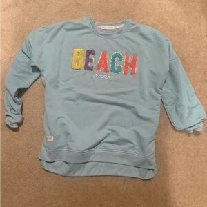 Simply Southern Blue Beach Sweatshirt
